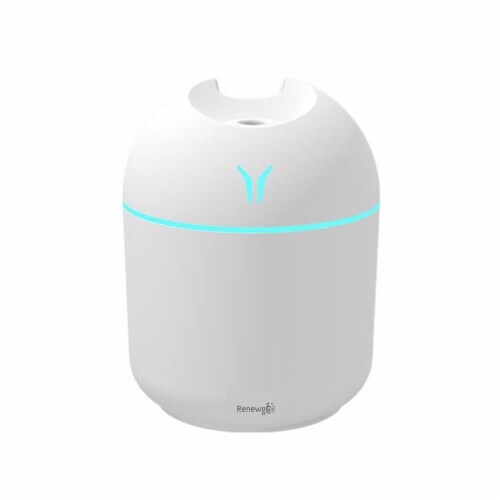 Renewgoo GOO2O Mini Humidifier Cool Mist Air Portable Quiet LED Night Light Whit Perspective: back