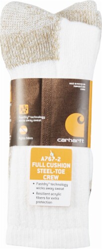 Carhartt Men s Full Cushion Steel Toe Synthetic Work Boot Socks