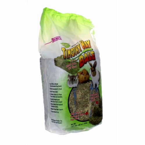 Brown's® Timothy Hay Bale Perspective: back