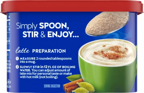 Maxwell House International Chai Latte Café-Style Beverage Mix Perspective: back
