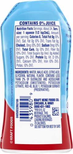 Crystal Light Berry Sangria Sugar Free Liquid Drink Mix Bottle Perspective: back