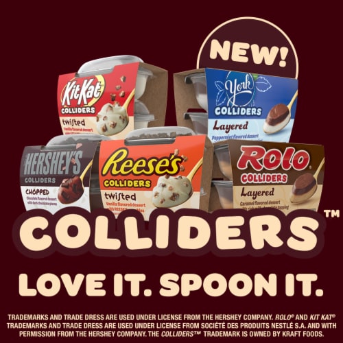 COLLIDERS™ Chopped HERSHEY’S Chocolate Refrigerated Dessert Perspective: back