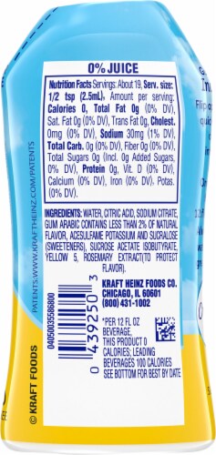Crystal Light Liquid Lemonade Drink Mix Perspective: back
