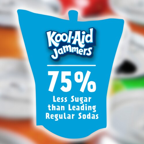 Kool Aid Jammers Tropical Punch Kids Drink 0% Juice Box Pouches Perspective: back