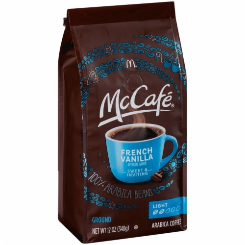 McCafe French Vanilla Light Roast Ground Coffee Perspective: back