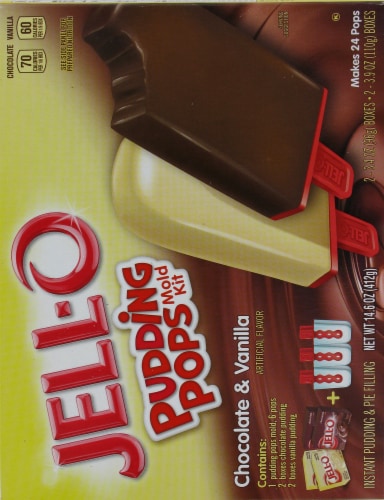 Jell-O Pudding Pops Chocolate & Vanilla Mold Kit Perspective: back