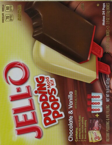 Jell-O Pudding Pops Chocolate & Vanilla Mold Kit Perspective: back