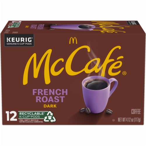 McCafé® French Roast Dark Roast K-Cup Coffee Pods Perspective: back
