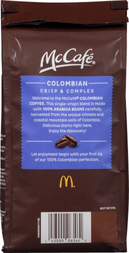 McCafe® Colombian Medium-Dark Roast Ground Coffee Perspective: back