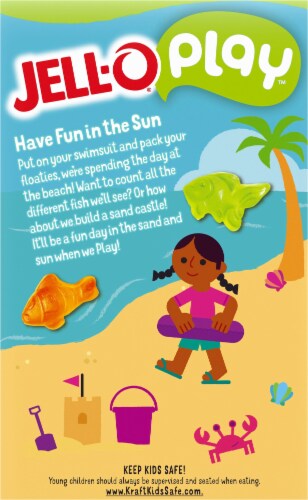 Jell-O® Play™ Vanilla Beach Dessert Kit Perspective: back