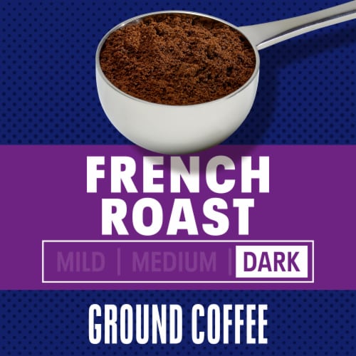 Maxwell House French Roast Dark Roast Ground Coffee Perspective: back