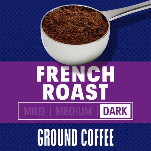 Maxwell House French Roast Dark Roast Ground Coffee Perspective: back