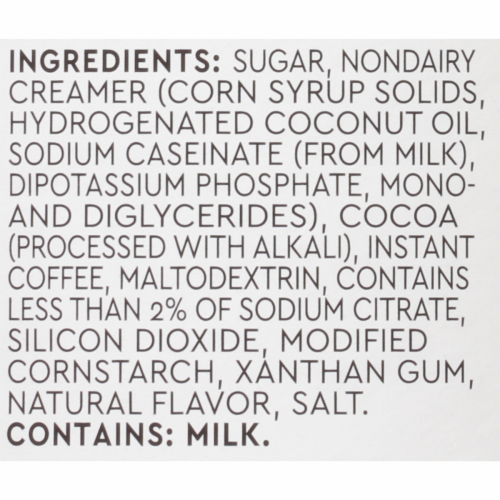 Maxwell House MAX Indulge Mocha S`Mores Coffee Drink Mix Perspective: back