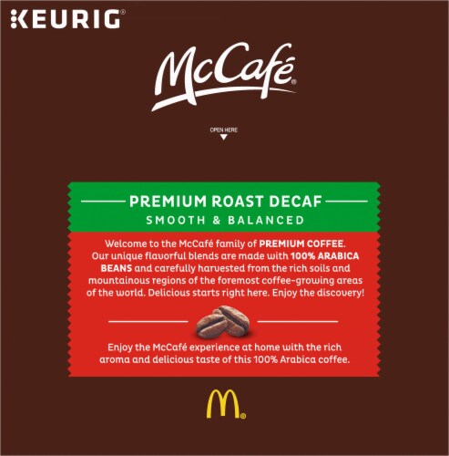 McCafé® Premium Roast Medium Roast K-Cup Coffee Pods Perspective: back