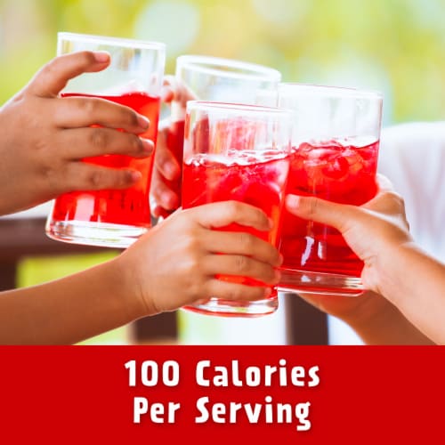 Kool-Aid Sugar-Sweetened Cherry Artificially Flavored Powdered Soft Drink Mix Perspective: back