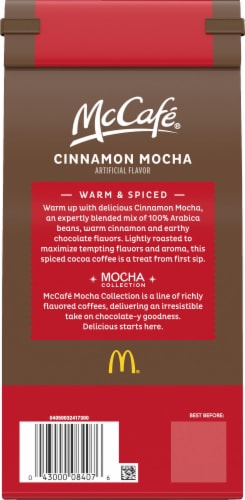 McCafe® Cinnamon Mocha Light Roast Ground Coffee Perspective: back