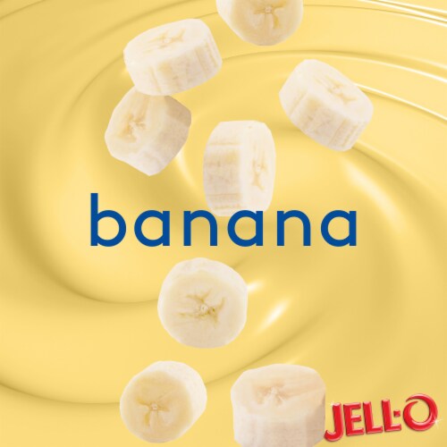 Jell-O Monkey Around Banana Pudding Cups Snack Perspective: back