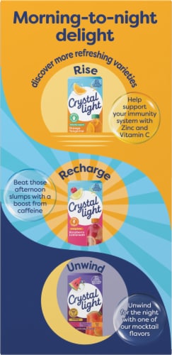 Crystal Light Fruit Punch Drink Mix Perspective: back