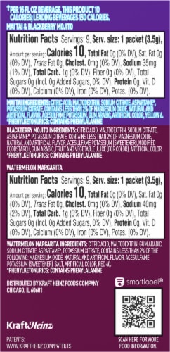 Crystal Light Liquid Concentrate Drink Mix Perspective: back