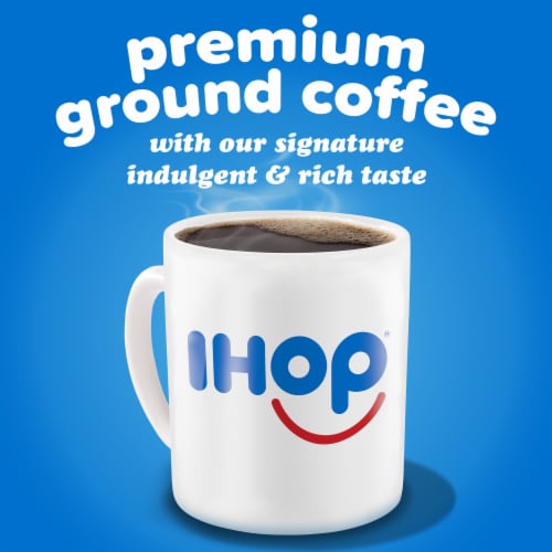 IHOP Velvet Night Dark Roast Ground Coffee, Bag Perspective: back