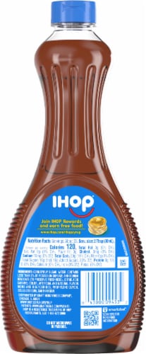 Ihop® Butter Pecan Artificially Flavored Syrup Perspective: back