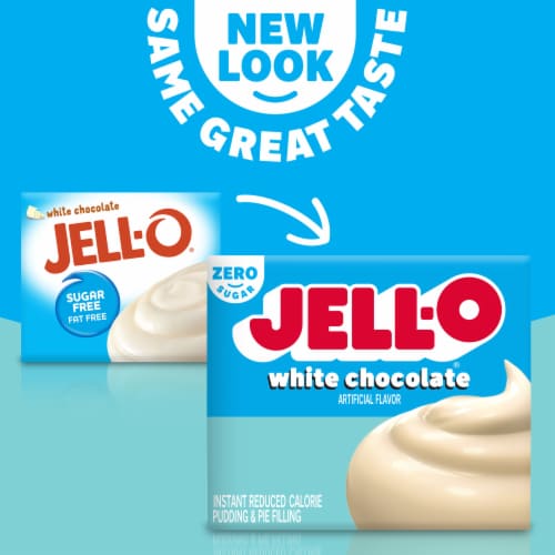 Jell-O® Sugar Free White Chocolate Instant Pudding & Pie Filling Perspective: back
