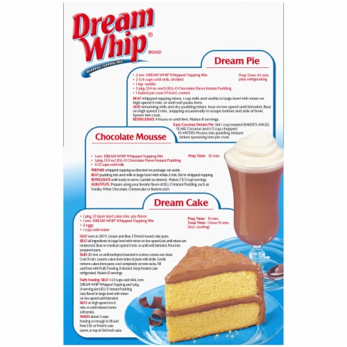 Dream Whip Whipped Topping Mix Perspective: back