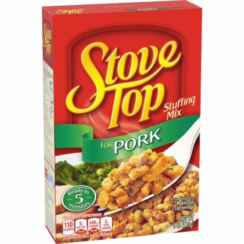 Stove Top Stuffing Mix for Pork Dressing Perspective: back