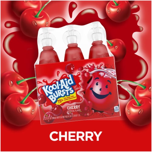 Kool Aid Bursts Cherry Kids Drink Perspective: back