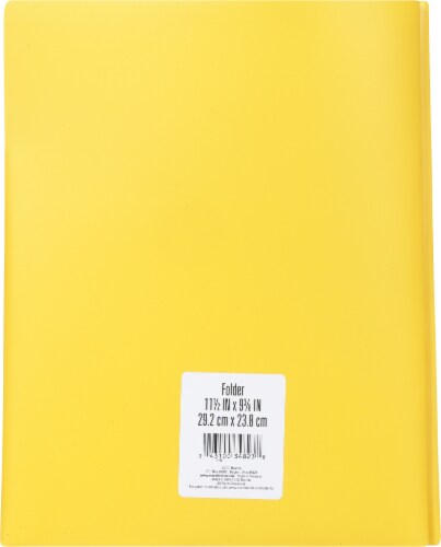 Five Star P&P Poly Folder Perspective: back