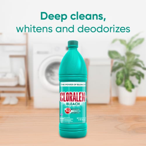 Cloralen Regular Cleaning Liquid Bleach Perspective: back