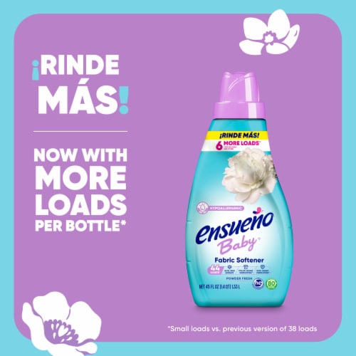 Ensueño® Max Liquid Fabric Softener, Baby Perspective: back