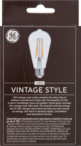 GE LED Light Bulbs Perspective: back
