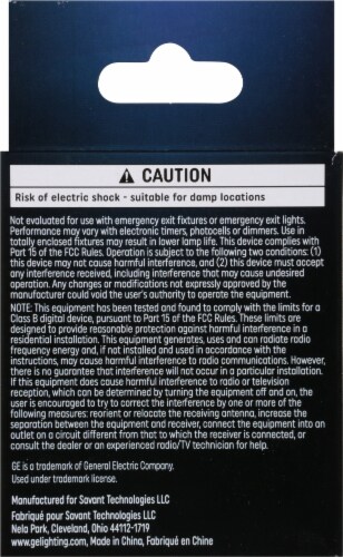 GE 7-Watt (50-Watt) Medium Base R20 Indoor LED Floodlight Light Bulb Perspective: back