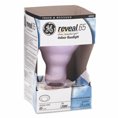 GE Reveal® 65-Watt R30 Incandescent Indoor Floodlight Light Bulb Perspective: back