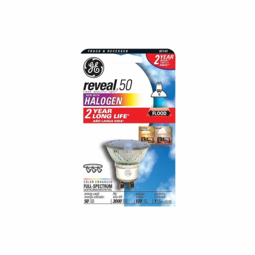 GE Reveal® 50-Watt Halogen Indoor Floodlight Bulb Perspective: back