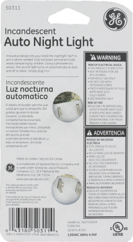 GE Directional Automatic Night Lights Perspective: back