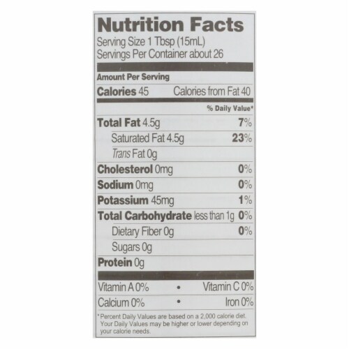 Let's Do Organic Coconut Cream - Organic - Heavy - Case of 12 - 13.5 fl oz. Perspective: back