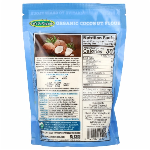 LET'S DO... ORGANIC® OG Coconut Flour Perspective: back