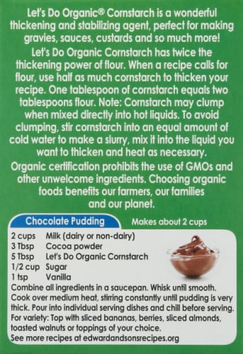 Let's Do Organic® Cornstarch Perspective: back