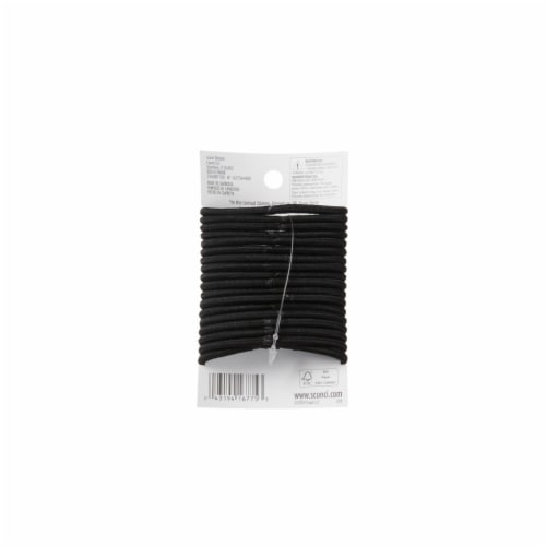 Scunci® No Damage® Elastic Hair Bands - Black Perspective: back