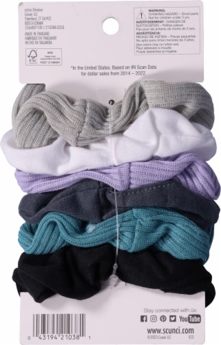 Scunci® Heather Twister Scrunchies Perspective: back