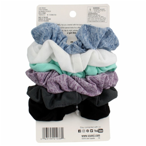 Scunci® Heather Twister Scrunchies Perspective: back