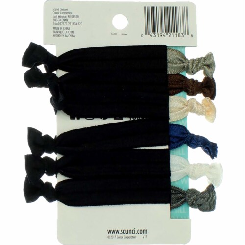 Scunci® Bright Knotted Ponytail Holder Perspective: back