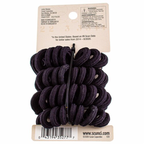 Conair The Curl Collective Hair Elastics, 3 Ct 1.4 oz Perspective: back
