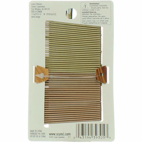 Scunci® Color Match Bobby Pins - Blonde Perspective: back