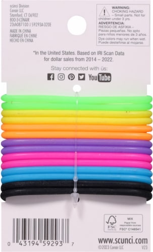 Scunci® No-Slip Grip® Evolution Elastics Perspective: back