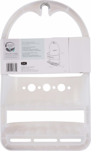 Zenna Home Plastic Shower Caddy Perspective: back