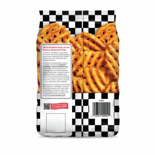 Checker's® / Rally's® Seasoned Waffle Fries Perspective: back