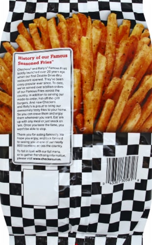 Checkers/Rally's Famous Seasoned Fries Perspective: back